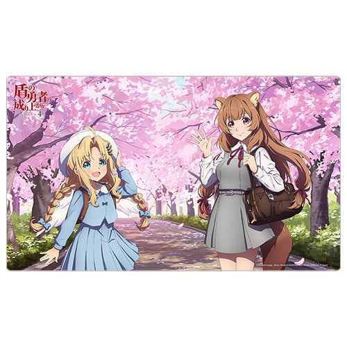 『盾の勇者の成り上がり Season 4』描き下ろしラバーマット(ラフタリア&フィーロ/学園風)