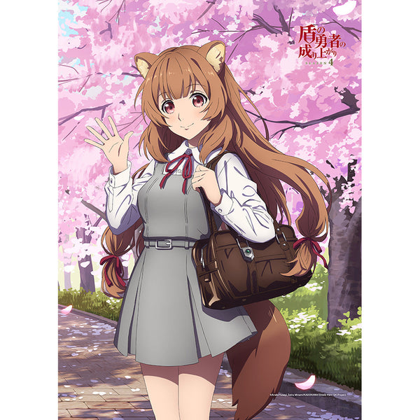 『盾の勇者の成り上がり Season 4』描き下ろしB2タペストリー(ラフタリア/学園風)Wスエード