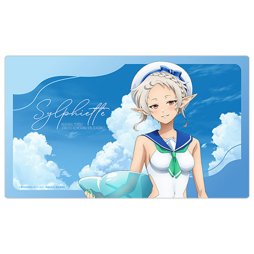 『無職転生II ~異世界行ったら本気だす~』描き下ろしラバーマット(シルフィエット/マリンセーラー水着)