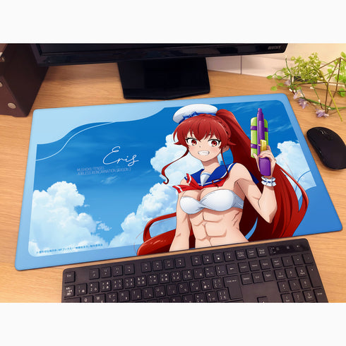 『無職転生II ~異世界行ったら本気だす~』描き下ろしラバーマット(エリス/マリンセーラー水着)【202608再販】