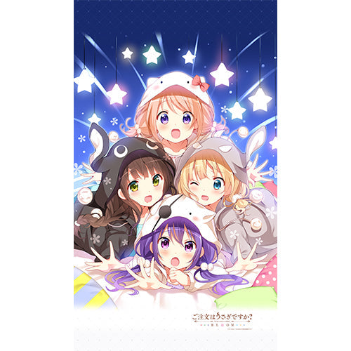 『ご注文はうさぎですか? BLOOM』シーツ(ココア&リゼ&千夜&シャロ)