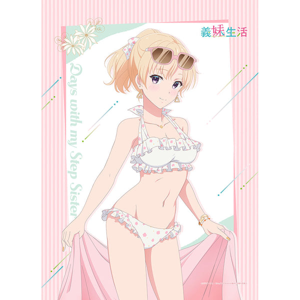 《义妹生活》全新绘制B2挂毯 绫濑沙季/泳装 双面麂皮
