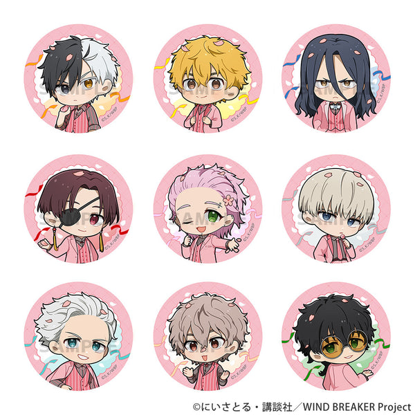 『WIND BREAKER』トレーディング缶バッジ(さくらスーツ/ミニキャラ)【BOX】