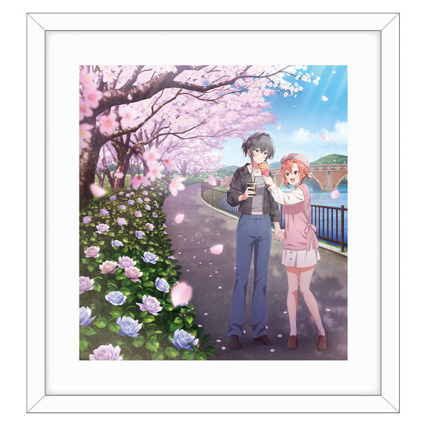 『ささやくように恋を唄う』描き下ろし複製原画(木野ひまり&朝凪依)