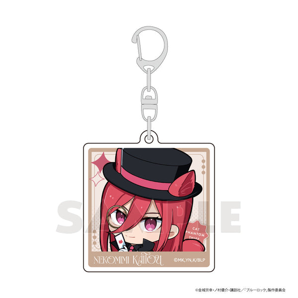 『ブルーロック』アクリルキーホルダー(千切 豹馬/ねこみみ怪盗)