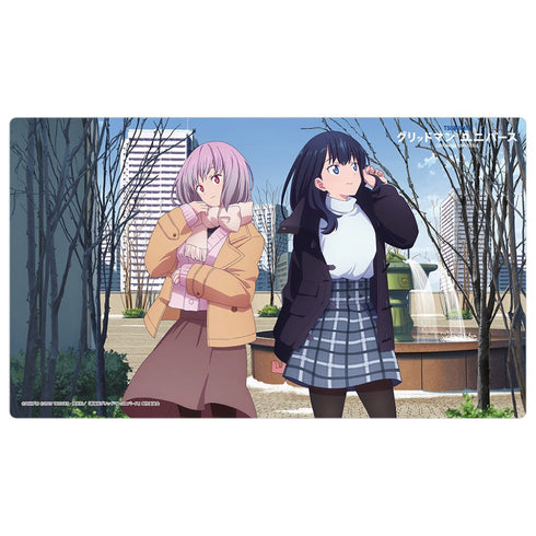 『グリッドマンユニバース』描き下ろしラバーマット(宝多六花&新条アカネ/冬デート)