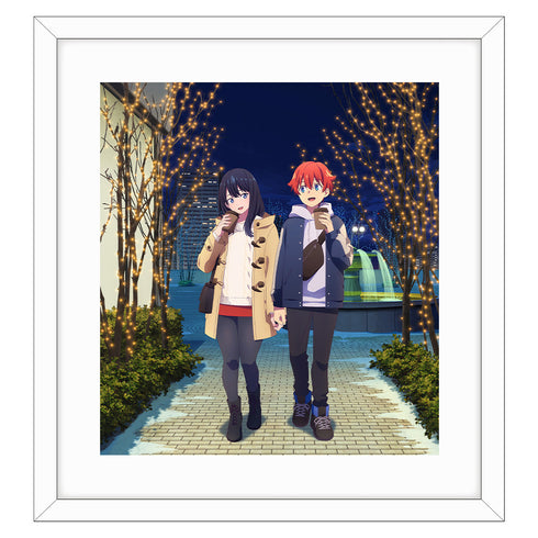 『グリッドマンユニバース』描き下ろし額装高精細アート(響裕太&宝多六花/冬デート)