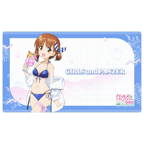 『ガールズ&パンツァー 最終章』描き下ろしラバーマット(西住みほ/リゾート水着)