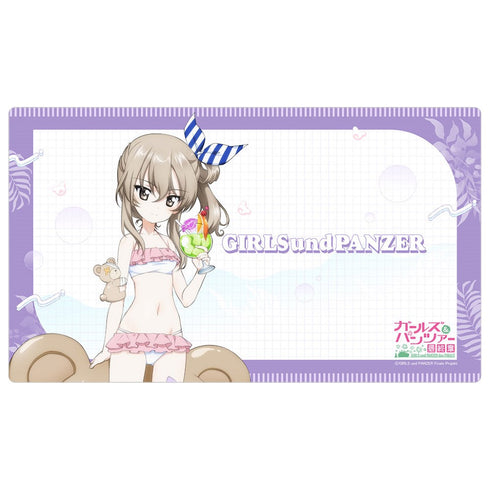 『ガールズ&パンツァー 最終章』描き下ろしラバーマット(島田愛里寿/リゾート水着)