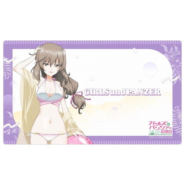 『ガールズ&パンツァー 最終章』描き下ろしラバーマット(島田千代/リゾート水着)【202610再販】