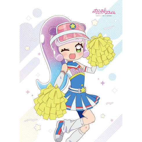 『ぷにるはかわいいスライム』描き下ろしB2タペストリー(チアリーダーのかわいいぷにる)Wスエード