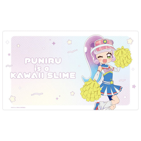 『ぷにるはかわいいスライム』描き下ろしラバーマット(チアリーダーのかわいいぷにる)