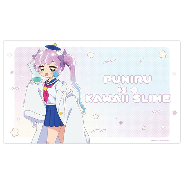 『ぷにるはかわいいスライム』描き下ろしラバーマット(ダボ袖白衣のかわいいぷにる)