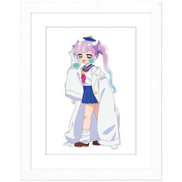 『ぷにるはかわいいスライム』描き下ろしキャラファイングラフ(ダボ袖白衣のかわいいぷにる)A4