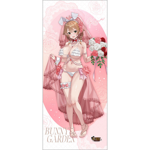 『バニーガーデン』描き下ろし特大タペストリー (花奈/バニーウエディング水着)