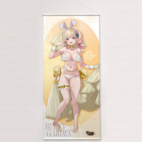 『バニーガーデン』描き下ろし特大タペストリー (凜/バニーウエディング水着)