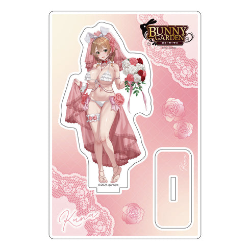 『バニーガーデン』描き下ろしアクリルスタンド (花奈/バニーウエディング水着)