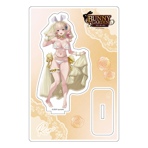 『バニーガーデン』描き下ろしアクリルスタンド (凜/バニーウエディング水着)