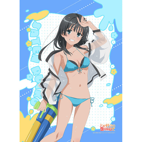 『とある科学の超電磁砲T』描き下ろしB2タペストリー(佐天涙子/水遊び)Wスエード