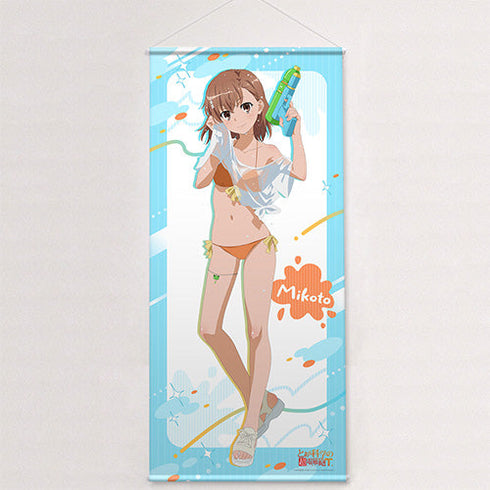 『とある科学の超電磁砲T』描き下ろし特大タペストリー(御坂美琴/水遊び)