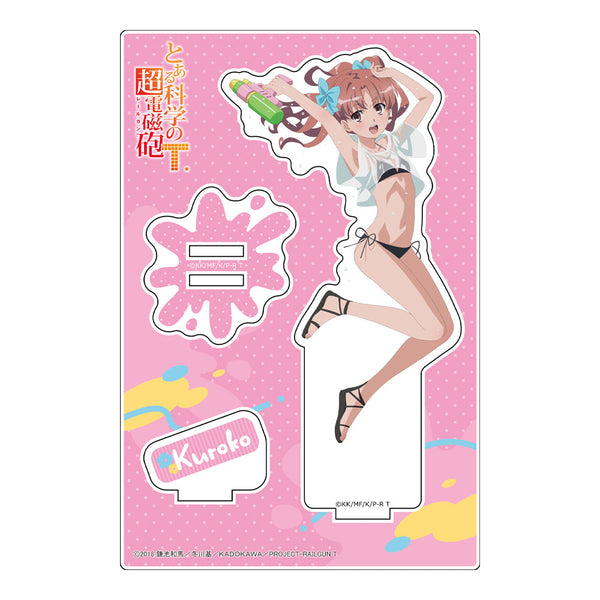 『とある科学の超電磁砲T』描き下ろしアクリルスタンド(白井黒子/水遊び)