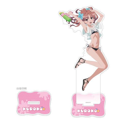 『とある科学の超電磁砲T』描き下ろし特大アクリルスタンド(白井黒子/水遊び)