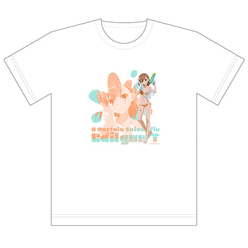 『とある科学の超電磁砲T』描き下ろしTシャツ(御坂美琴/水遊び)