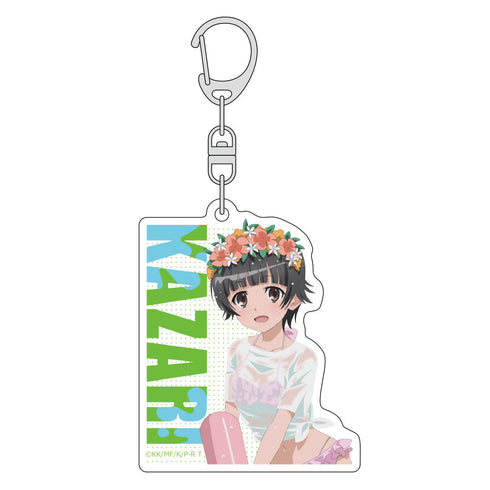 『とある科学の超電磁砲T』描き下ろしアクリルキーホルダー(初春飾利/水遊び)