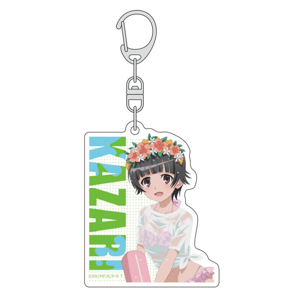 『とある科学の超電磁砲T』描き下ろしアクリルキーホルダー(初春飾利/水遊び)