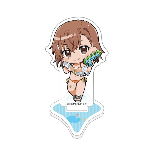 『とある科学の超電磁砲T』アクリルメモスタンド(御坂美琴/水遊び)