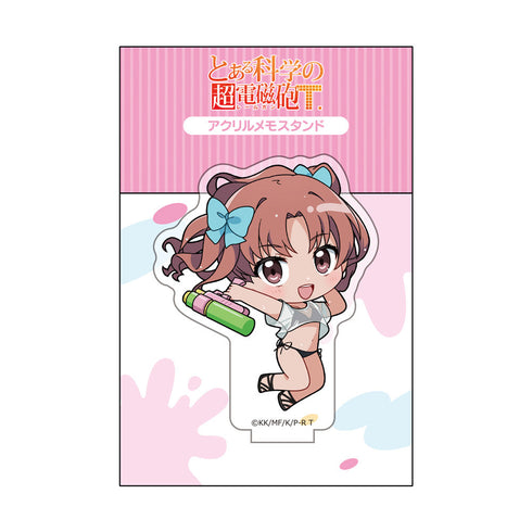 『とある科学の超電磁砲T』アクリルメモスタンド(白井黒子/水遊び)