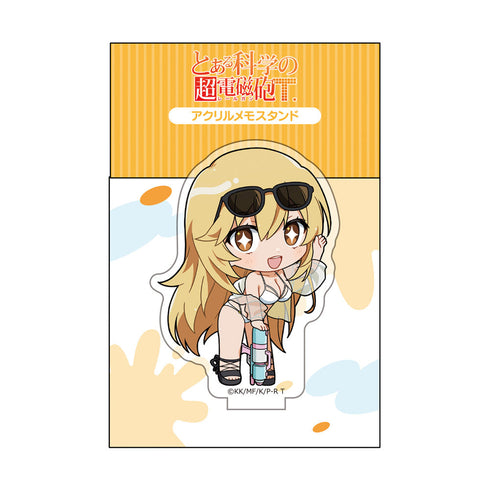 『とある科学の超電磁砲T』アクリルメモスタンド(食蜂操祈/水遊び)