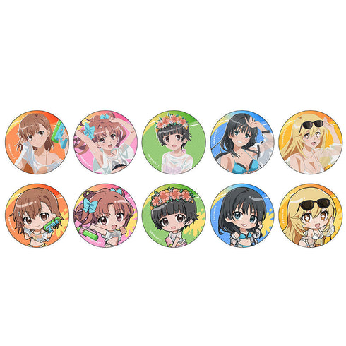 『とある科学の超電磁砲T』トレーディング缶バッジ(水遊び)【BOX】