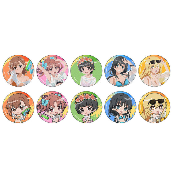 『とある科学の超電磁砲T』トレーディング缶バッジ(水遊び)【BOX】