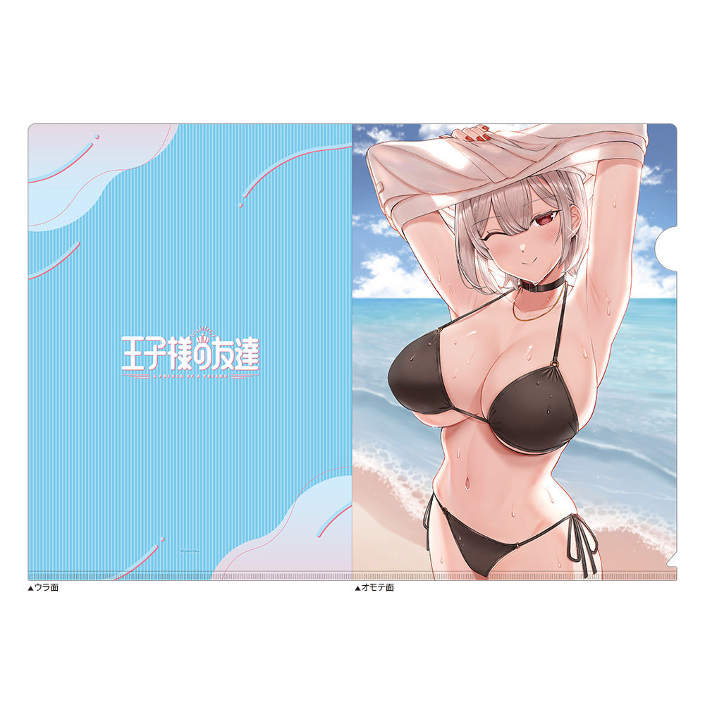 王子様の友達』クリアファイル (藍田美明/水着) – Anime Store