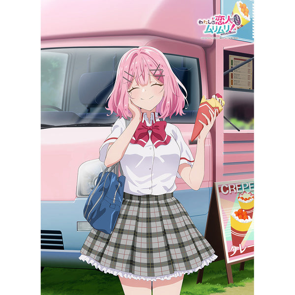 『わたしが恋人になれるわけないじゃん、ムリムリ! (※ムリじゃなかった!?)』描き下ろしB2タペストリー (甘織れな子/制服)Wスエード