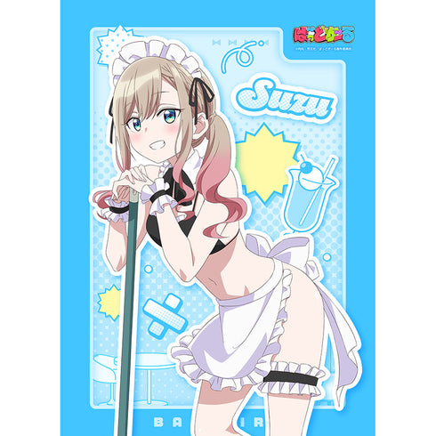 『ばっどがーる』描き下ろしB2タペストリー (涼風涼/メイド水着)Wスエード