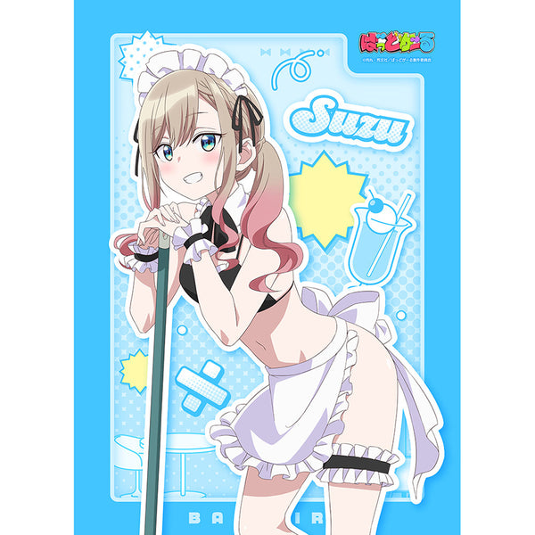 『ばっどがーる』描き下ろしB2タペストリー (涼風涼/メイド水着)Wスエード