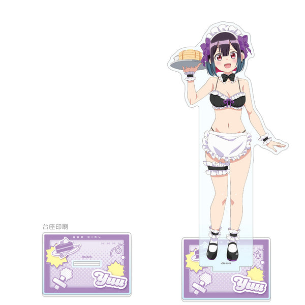 『ばっどがーる』描き下ろし特大アクリルスタンド (優谷優/メイド水着)