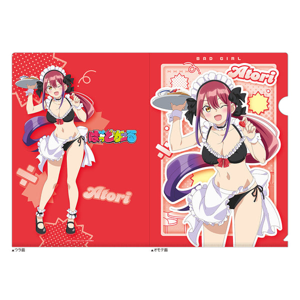 『ばっどがーる』描き下ろしクリアファイル (水鳥亜鳥/メイド水着)