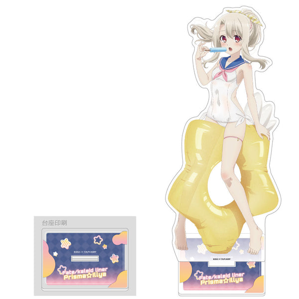 『Fate/kaleid liner プリズマ☆イリヤ Licht 名前の無い少女』描き下ろし特大アクリルスタンド (イリヤ/セーラー水着)