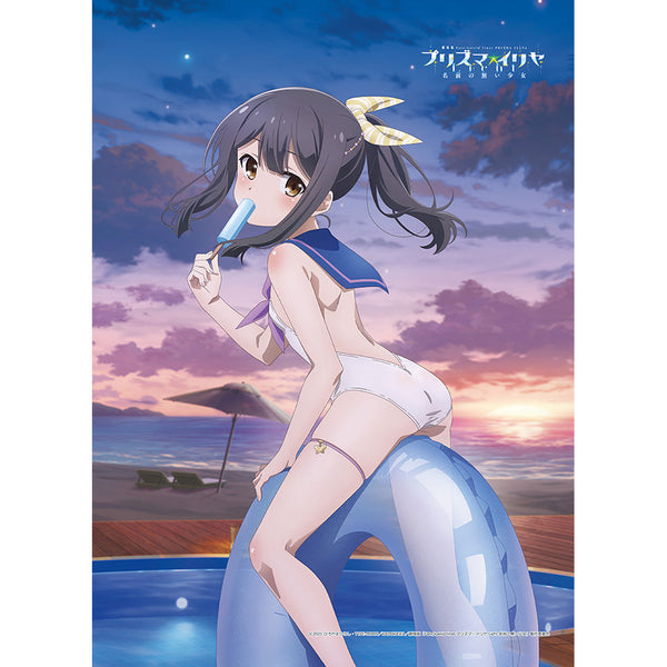 『Fate/kaleid liner プリズマ☆イリヤ Licht 名前の無い少女』描き下ろしB2タペストリー (美遊/セーラー水着)Wスエード