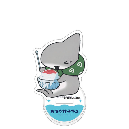 『おでかけ子ザメ』ミニアクリルスタンド (かき氷)