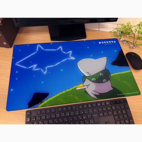 『おでかけ子ザメ』ラバーマット (夜空)
