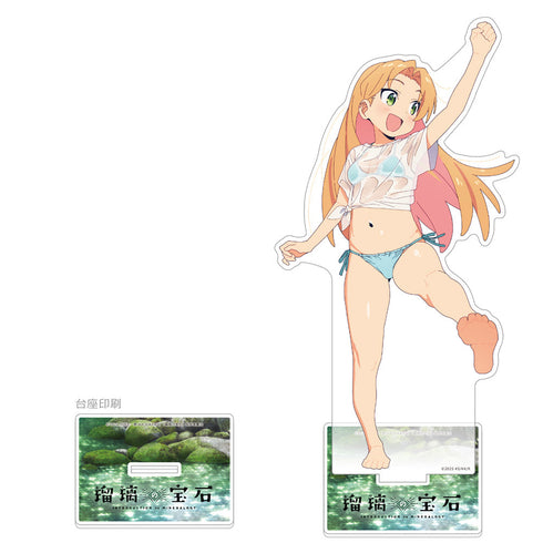 『瑠璃の宝石』描き下ろし特大アクリルスタンド (谷川瑠璃/水遊び)