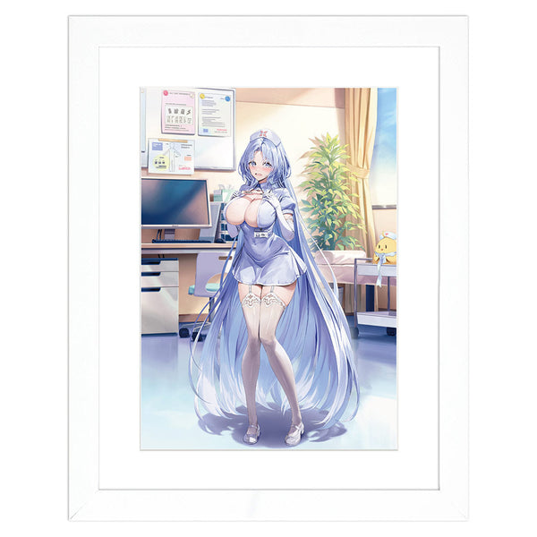 『アズールレーン』描き下ろしキャラファイングラフ (アルザス/ナース) A4