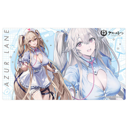 『アズールレーン』描き下ろしラバーマット (アンカレッジ/ナース)