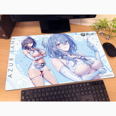 『アズールレーン』描き下ろしラバーマット (ピッツバーグ/ナース)