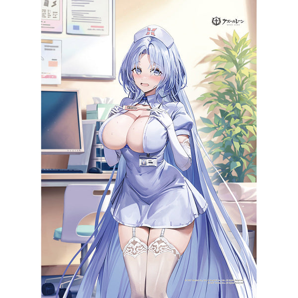 『アズールレーン』描き下ろしB2タペストリー (アルザス/ナース)Wスエード