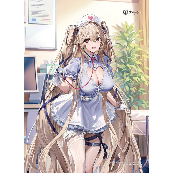 『アズールレーン』描き下ろしB2タペストリー (アンカレッジ/ナース)Wスエード